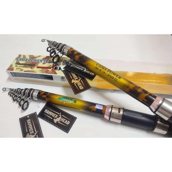 SALE  HAMMERHEAD JORAN PANCING ANTENA CAMA POWER BAHAN CARBON 195CM - 350CM JORAN TELESCOPIC