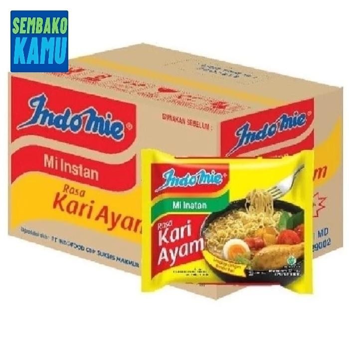 

Ready Indomie Kari Ayam Karton Dus 40Pcs
