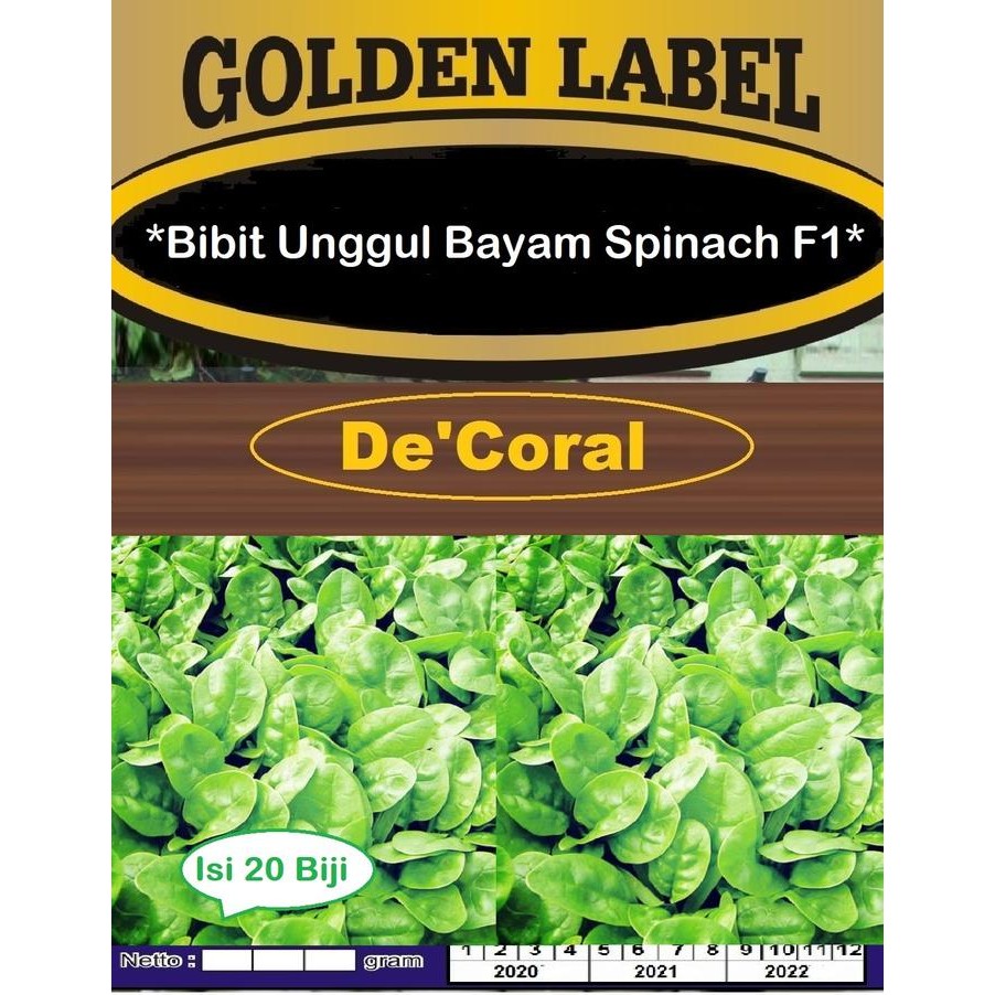 Bibit Unggul Bayam Spinach F1 Benih Bayam Brazil