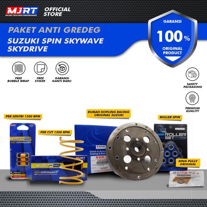PAKET UPGRADE CVT ANTI GREDEG SUZUKI SPIN SKYWAVE SKYDRIVE SUZUKI HAYATE Motorcycle