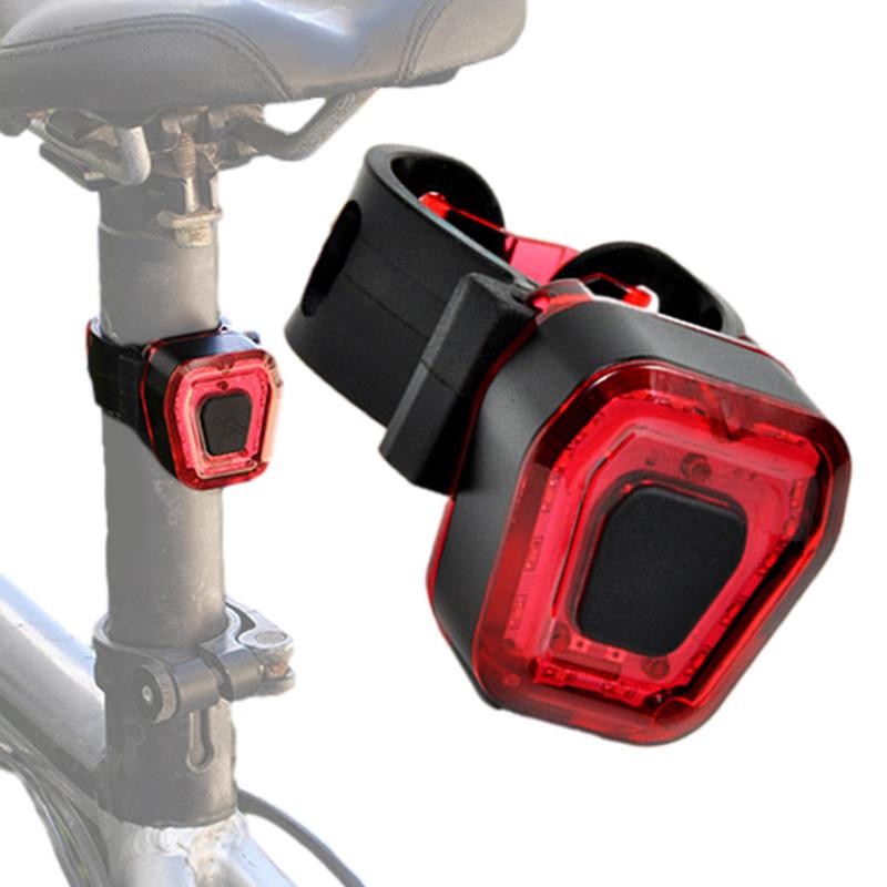Bicycle Rear Light 300mAh Fast Charging Bicycle Tail Lights Rear Bicycle Flashlight Mini Road Cyclin