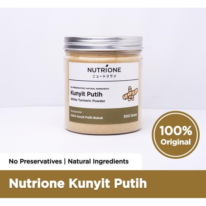 

Kunyit Putih Bubuk / White Turmeric Powder Premium Original Nutrione New