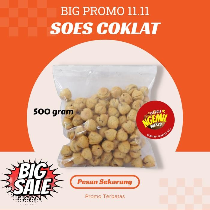 

500 GRAM - SOES MINI COKLAT New