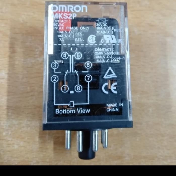 Relay Mks2P Omron Original Bukan Kw Mks-2P Ready