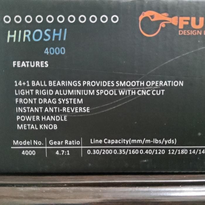 Termurah Gulungan rell rel reel Fugu Hiroshi 4 Power Handle Katrol Pancing Berkualitas