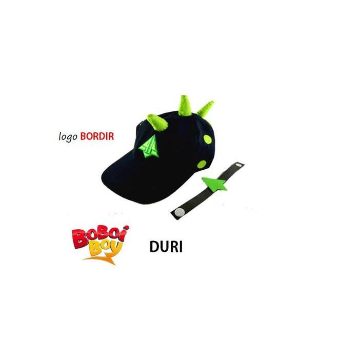 Topi Boboiboy Duri Daun