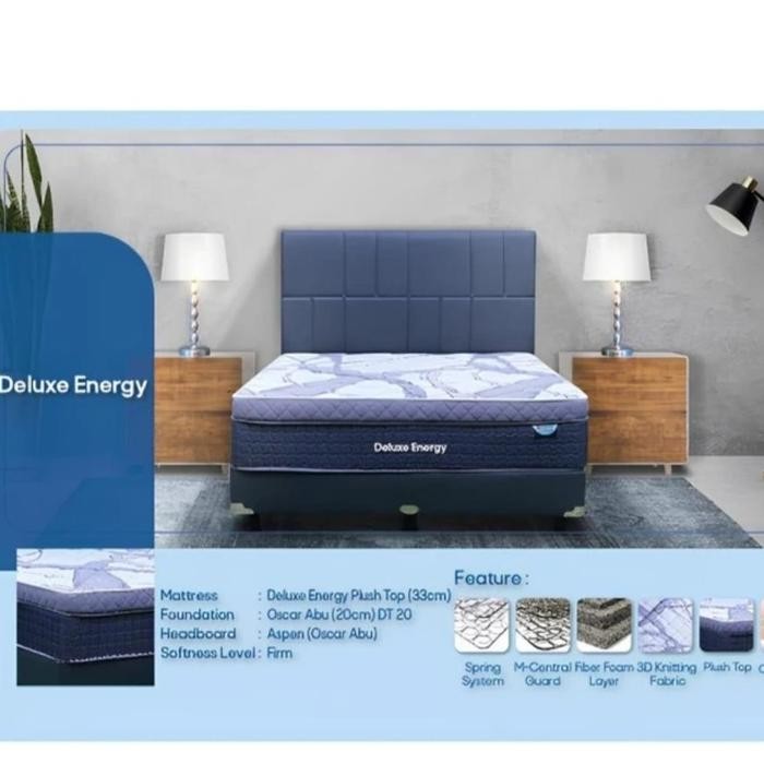 READY terlaris Kasur Springbed 180x200 Central Plustop Tebal 30 cm