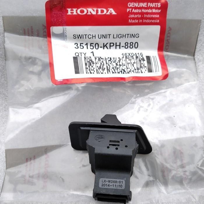 Original.. Saklar Tombol Switch On/Off Lampu Kharisma Vario Supra X Beat Karbu