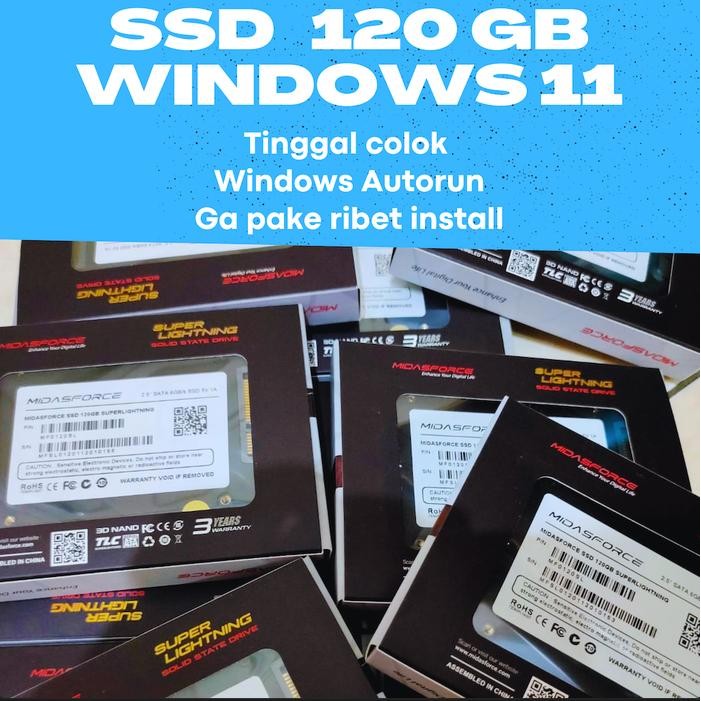 Murah.. Ssd Windows 11 - Tidak Perlu Pusing Install , Tinggal Colok