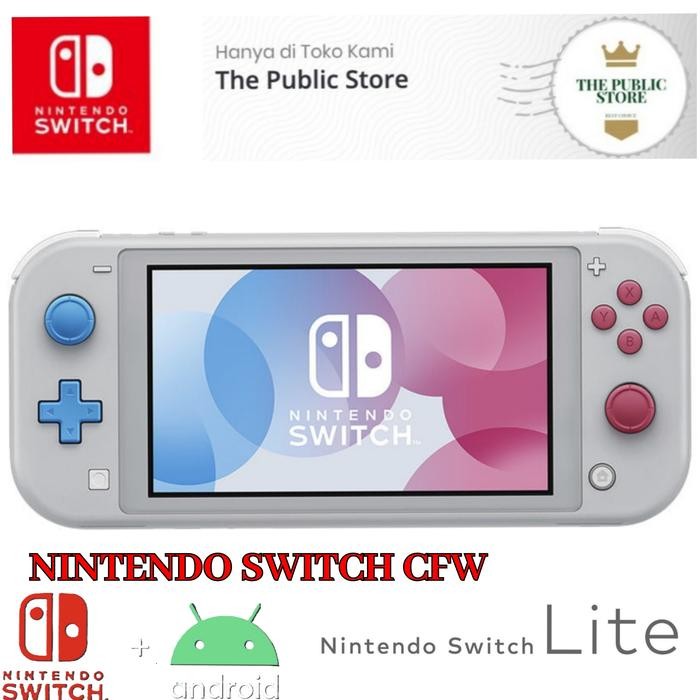 NINTENDO SWITCH LITE FULLSET FULLGAME + EMULATOR PSP NDS & ANDROID