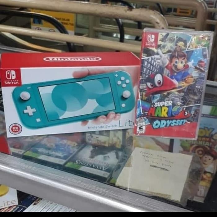 NINTENDO SWITCH LITE + BUNDLE MARIO ODYSSEY