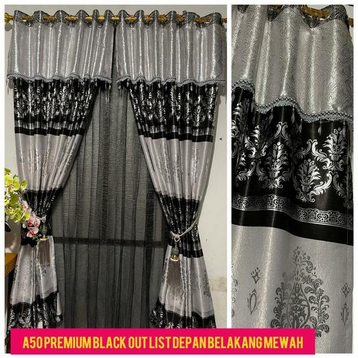 GORDEN PINTU GORDEN JENDELA // JAKAT PRINT ABU HITAM