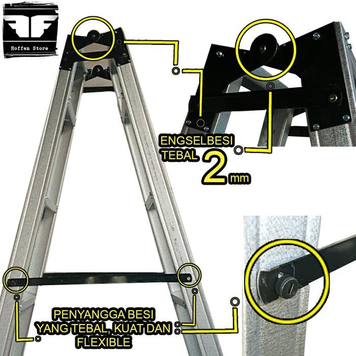 Yok Di Order Peralatan Rumah Tangga Lipat 2 Meter Bahan Baja Ringan Alumunium Kuat Kokoh Besi Karet