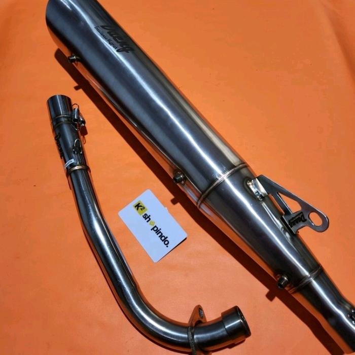 KNALPOT TSUKIGI WAVE 125 KHARISMA SUPRA 100 WAVE 100 SUPRA FIT NEW DAENG FULL STAINLESS