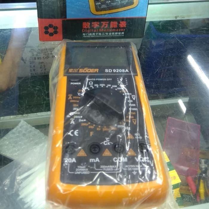 SUOER DIGITAL MULTIMETER SD-9208A DIGITAL MULTIMETER (SD-9208A) TERLARIS