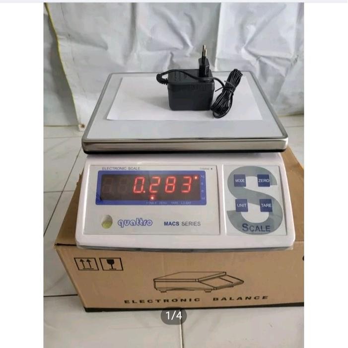 TIMBANGAN DIGITAL 30KG QUATTRO MACS-W KUALITAS TERBAIK