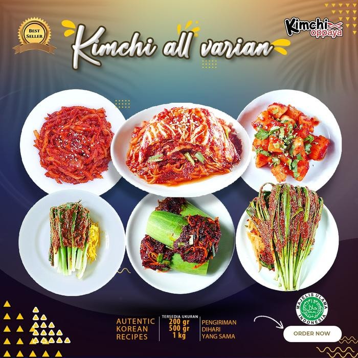 

Kimchi Oppaya - 200 Gram Kimchi Korea Makanan Korea Halal Semua Varian New