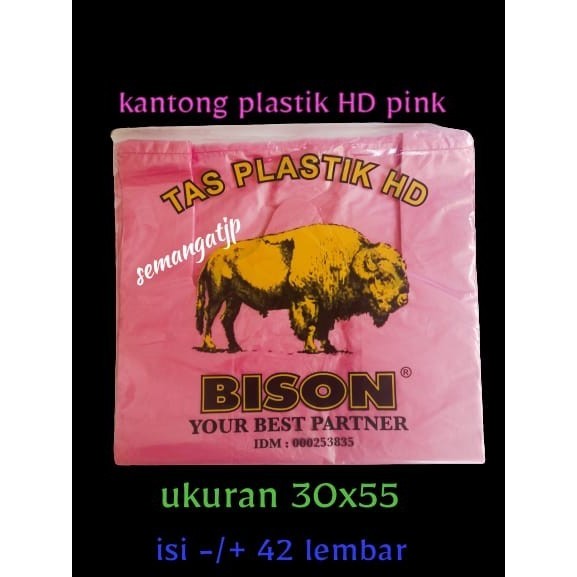 (Allthebest) kantong plastik pink / HD PINK / kantong kresek