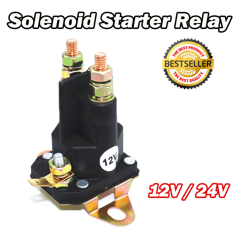 12V/24V Starter Motor Solenoid Relay Magnetic Switch 33-331 Connection Point Mower Magnetic Motor St