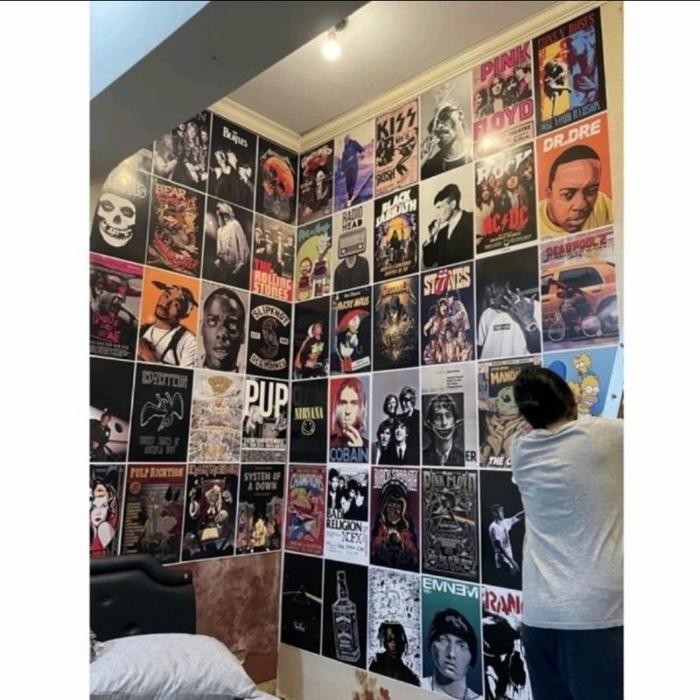 (Allthebest) poster aesthetic / wall art poster - iklan jadul