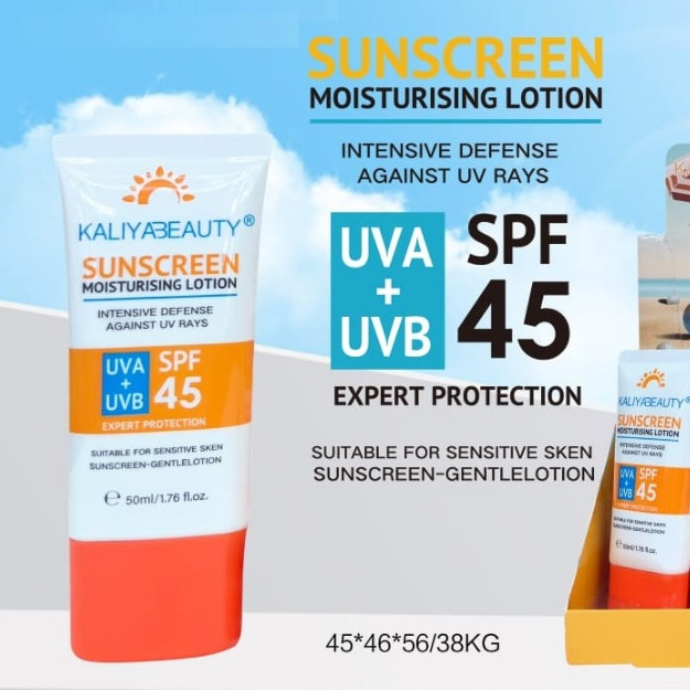 SUNSCREEN TUBE KALIYA / DC-BEAUTY SUNSCREEN MOISTURIZING LOTION UVA UVB PROTECTION