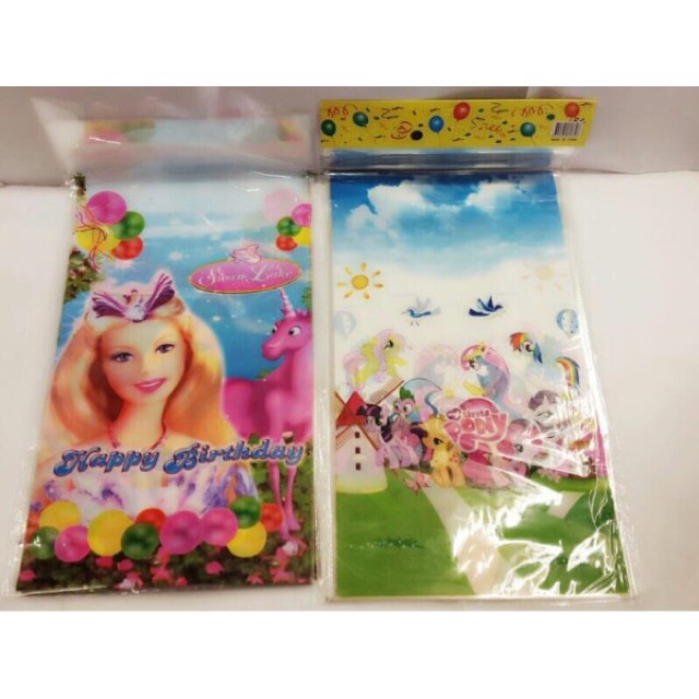 

KANTONG PLASTIK SNACK UNTUK BINGKISAN ULANG TAHUN KARAKTER / KANTONG PLASTIK SOUVENIR GOODIE BAG