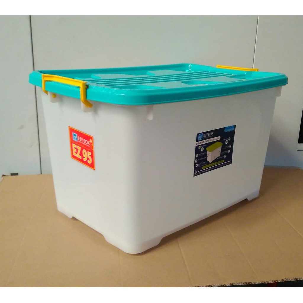 BOX CONTAINER BOX PLASTIK 95 LITER KOTAK PENYIMPANAN