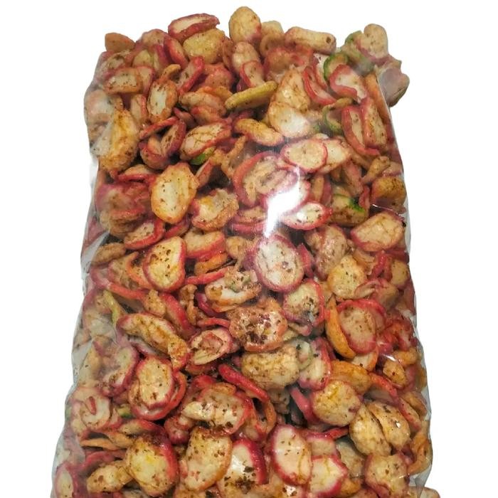 

1kg Krupuk seblak kencur pedas Camilan pedas premium Snack Cemilan