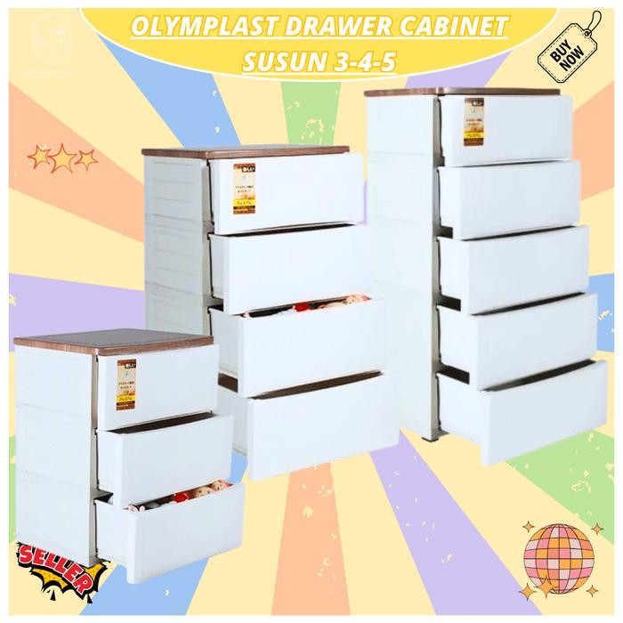 Olymplast Drawer Cabinet ODC 05 M / Plastik Olymplast