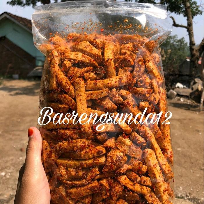 

[Beli Lokal] Basreng pedas extra daun jeruk isi 1kg cemilan instan snacks food goreng