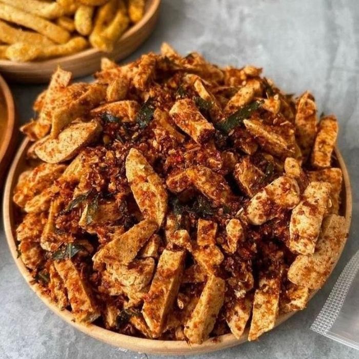 

[CIWMIL] Basreng Pedas 1KG Aroma Daun Jeruk Bumbu Melimpah Food Snack & Cemilan Kriuk instan