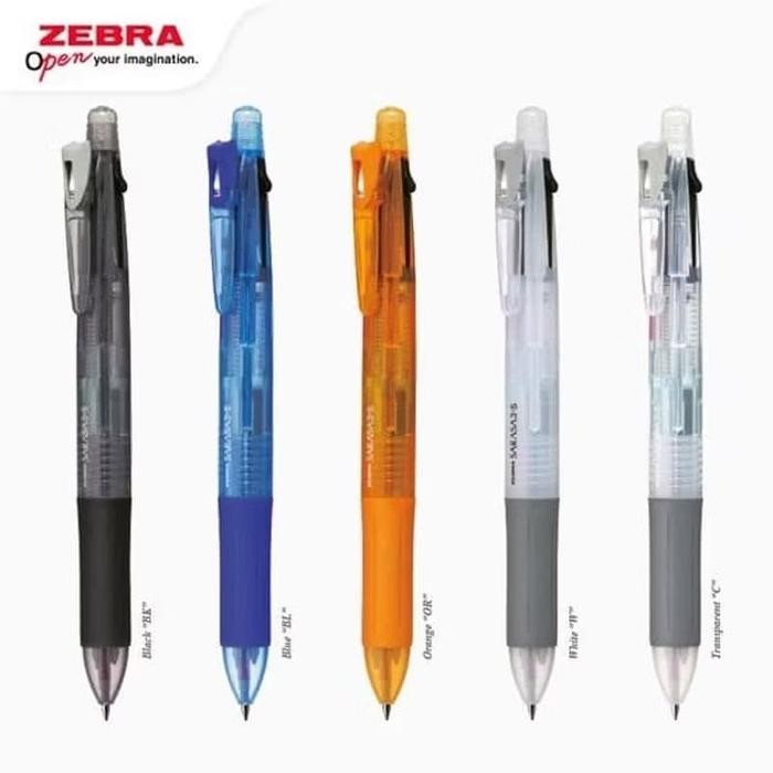 

ZEBRA - PULPEN ZEBRA SARASA 3+S GEL PEN 4IN1 3 PEN WARNA 1 PENSIL