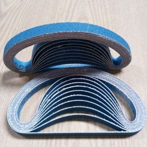 10 pcs-amplas belt 10x330 mm-blue aluminium okside