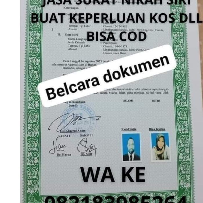 

GotSeef kertas n!kah sirii selalu ready