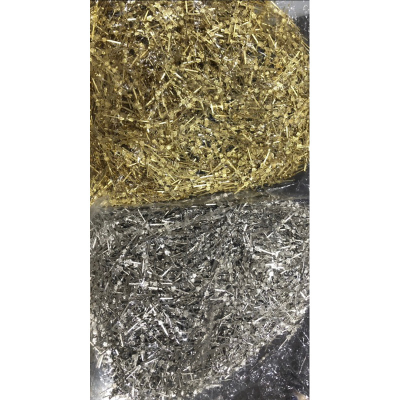 Ring Kupu Kupu Connector Crystal Penyambung Kristal Lampu Dekorasi Gold Chrome