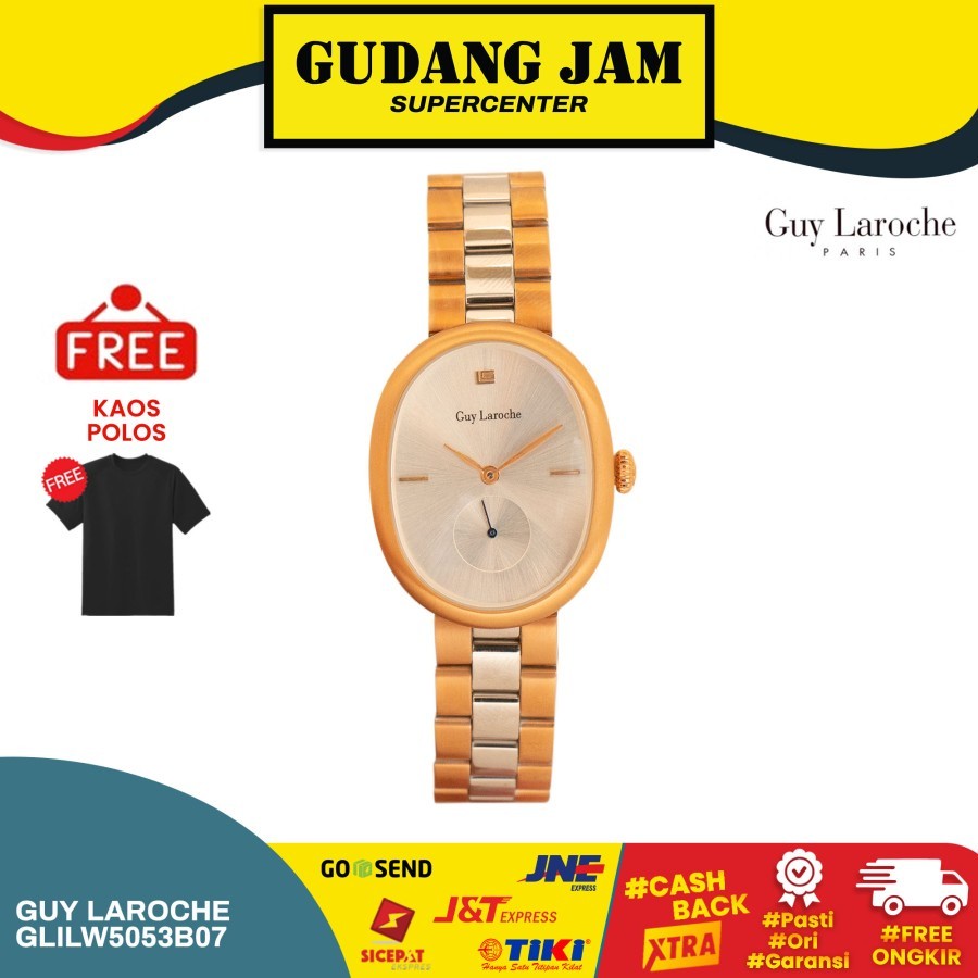 Jam Tangan Analog Wanita Guy Laroche GLILW5053B07 Silver Rosegold