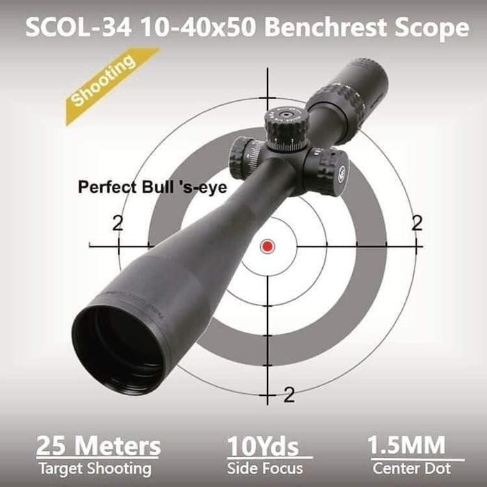 Terbagus Teleskop Vector Sentinel X 10-40X50 Sfp Terbaru