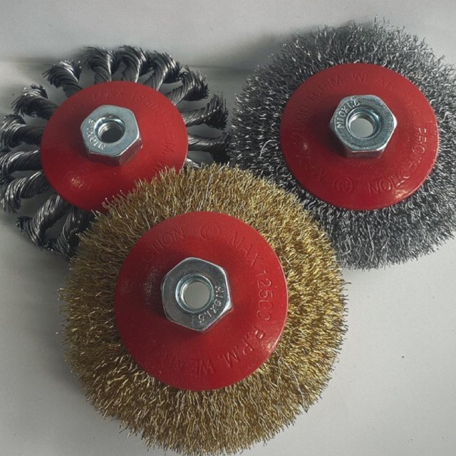 wire brush disc 4 inch/sikat kawat gerinda