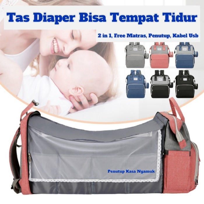 Tas Bayi 6032 - Tas Ransel Bayi 2in 1 Sunshine Deer Diaper Bag-G