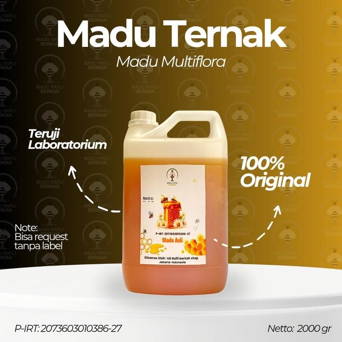 

Madu Asli Multi Flora Lebah Melifera 2 Kg