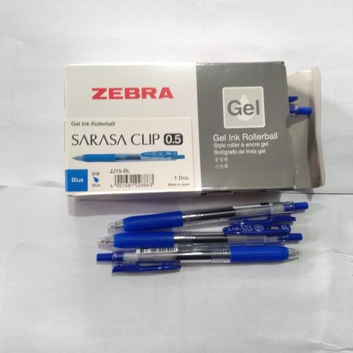 

Bentley - Pulpen Zebra Sarasa 0,5 Hitam & Biru / Bolpoint Zebra Sarasa 0,5