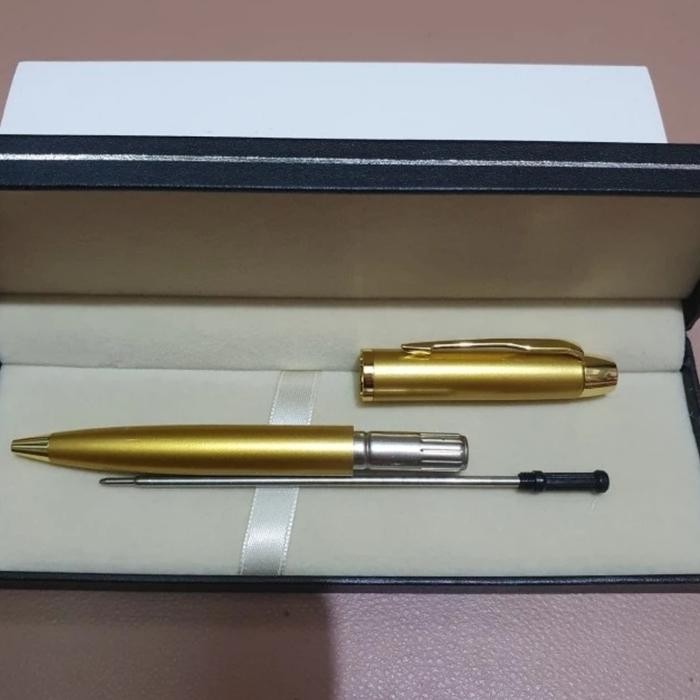 

Bentley - Pulpen Parker Sonnet Tw Full Gold Klip Emas + Grafir Nama + Box