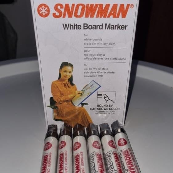 

Victory - Spidol Whiteboard Snowman Bg 12 Hitam ( Isi 12 Pcs )