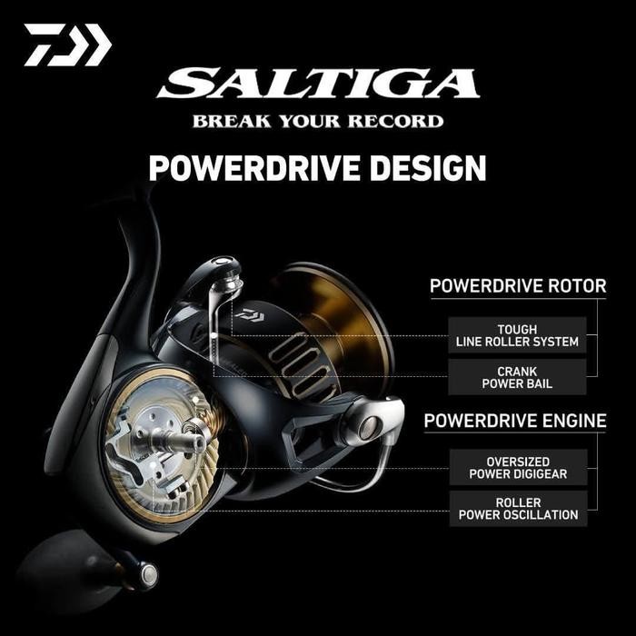 Promo Terbatas Daiwa Saltiga 2025 8000 10000 14000 18000 20000 25000 Spinning Reel Pancing Aman