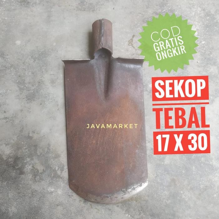 Sekop Gali Tanah Tebal Tanpa Gagang - Dodos Tanah Lempak atau Solet