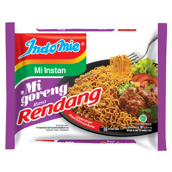 

INDOMIE GORENG RENDANG 91G