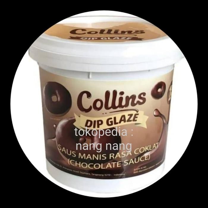 

JTTOP" COLLINS DIP GLAZE 1KG CHOCOLATE