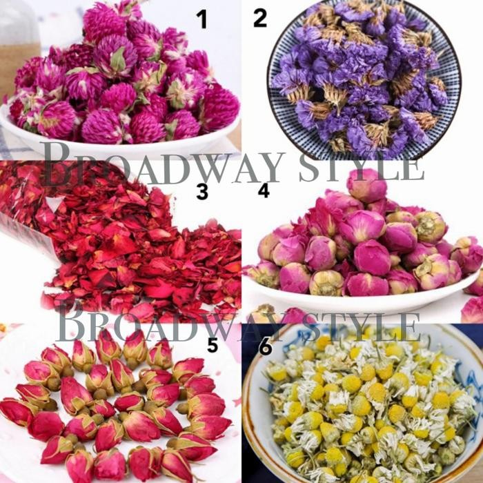 

JTTOP" DRIED FLOWERS CAKE DECORATING HIASAN TOPPING EDIBLE FLOWER TOPPER KUE