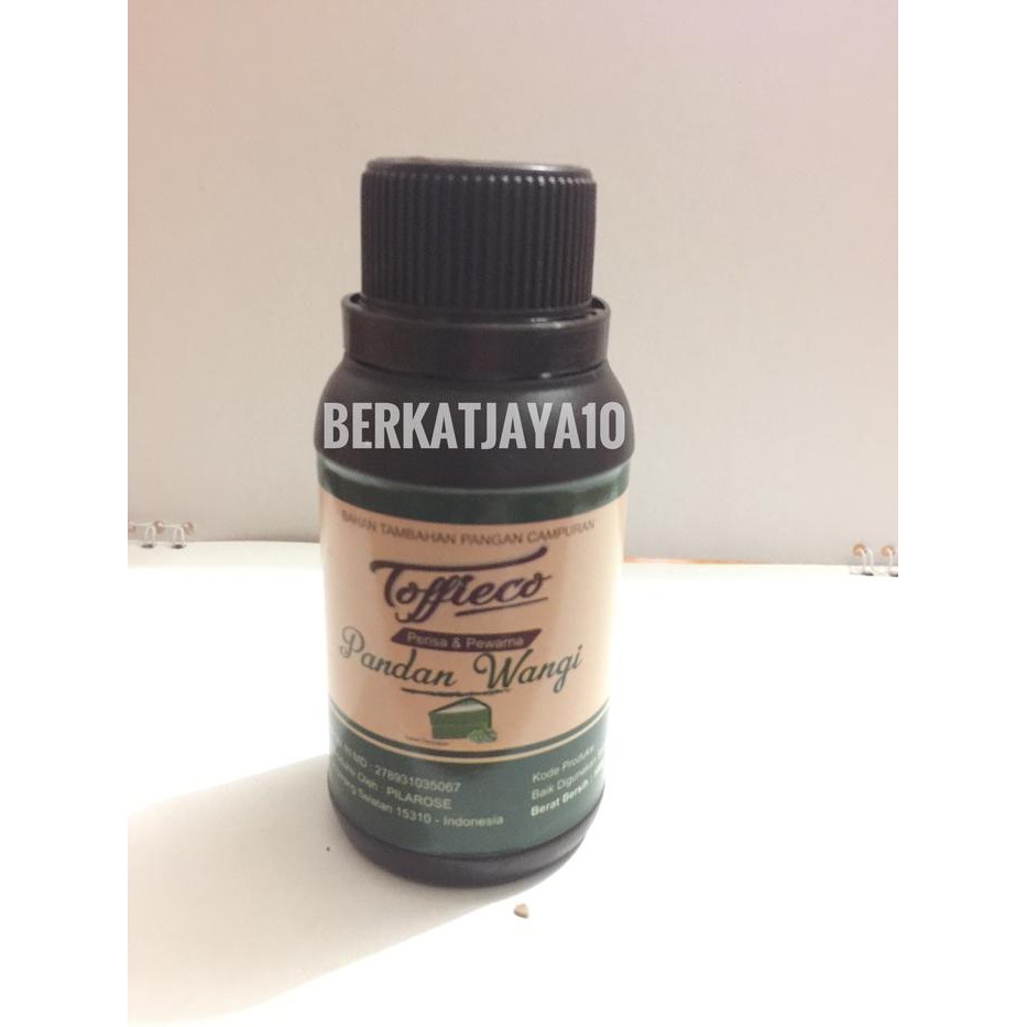 

JTTOP" TOFFIECO PANDAN WANGI DAN PEWARNA PASTA PERISA ESSENCE 100 GR