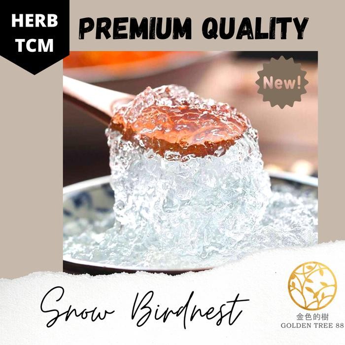

JTTOP" 100 GRAM PREMIUM SNOW BIRDNEST XUE YAN SARANG WALET GUM / CAMPURAN DESSERT